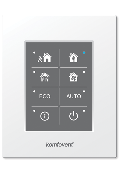 Smart control system for DOMEKT | Komfovent