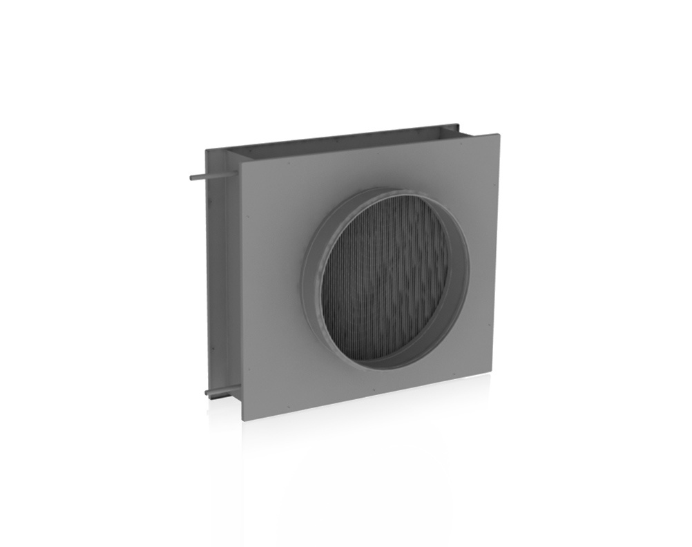 DH Circular duct hot water air heater
