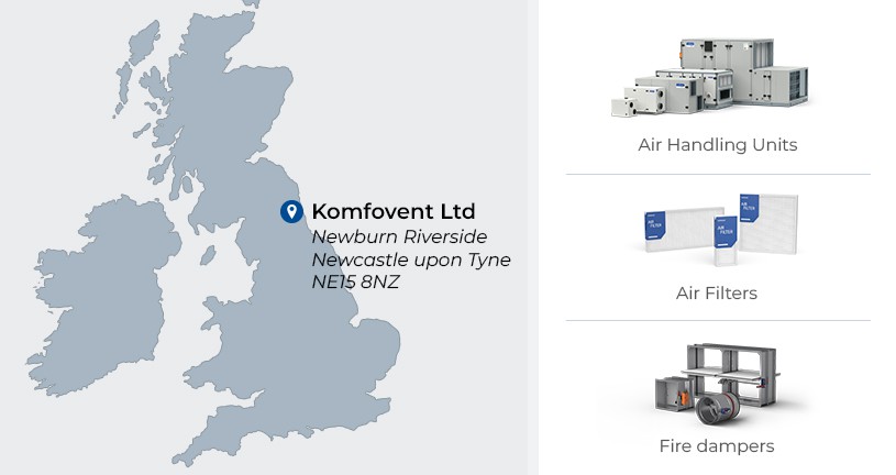 KOMFOVENT opens a new subsidiary in the United Kingdom | Komfovent