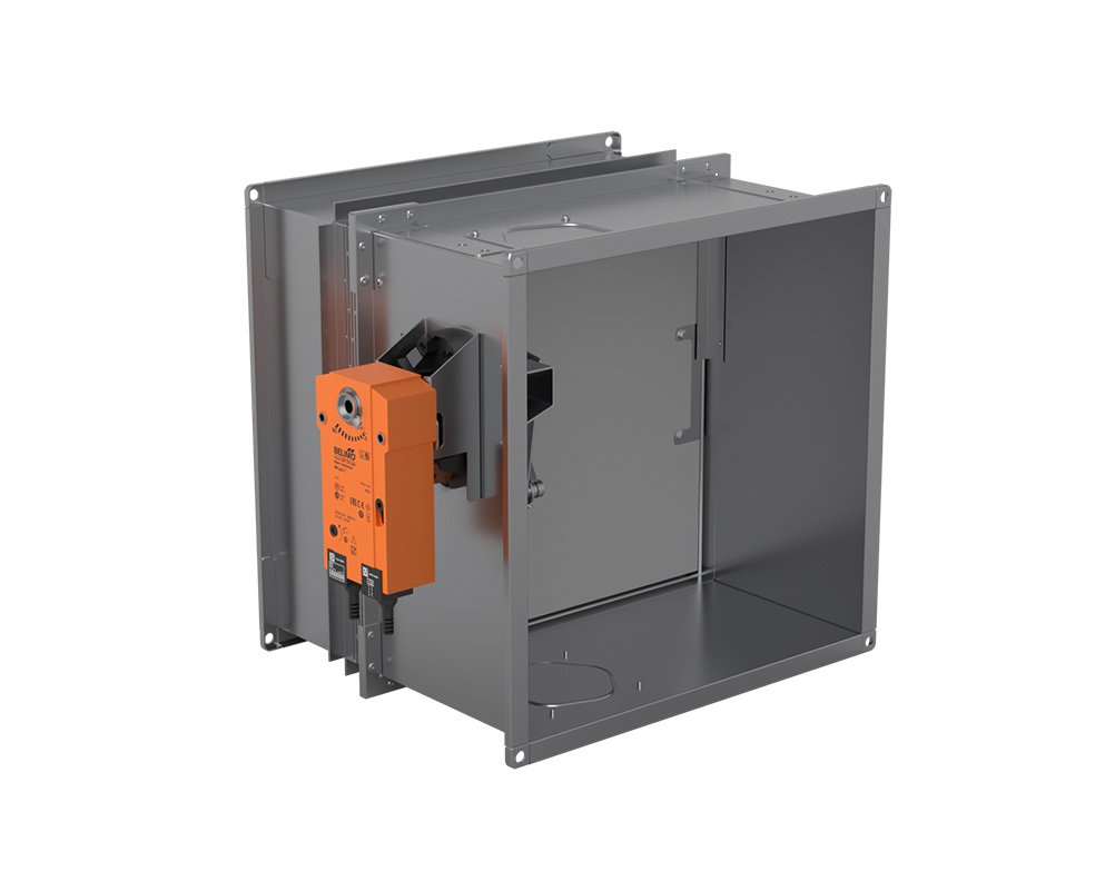 UVS-M Rectangular fire damper with actuator